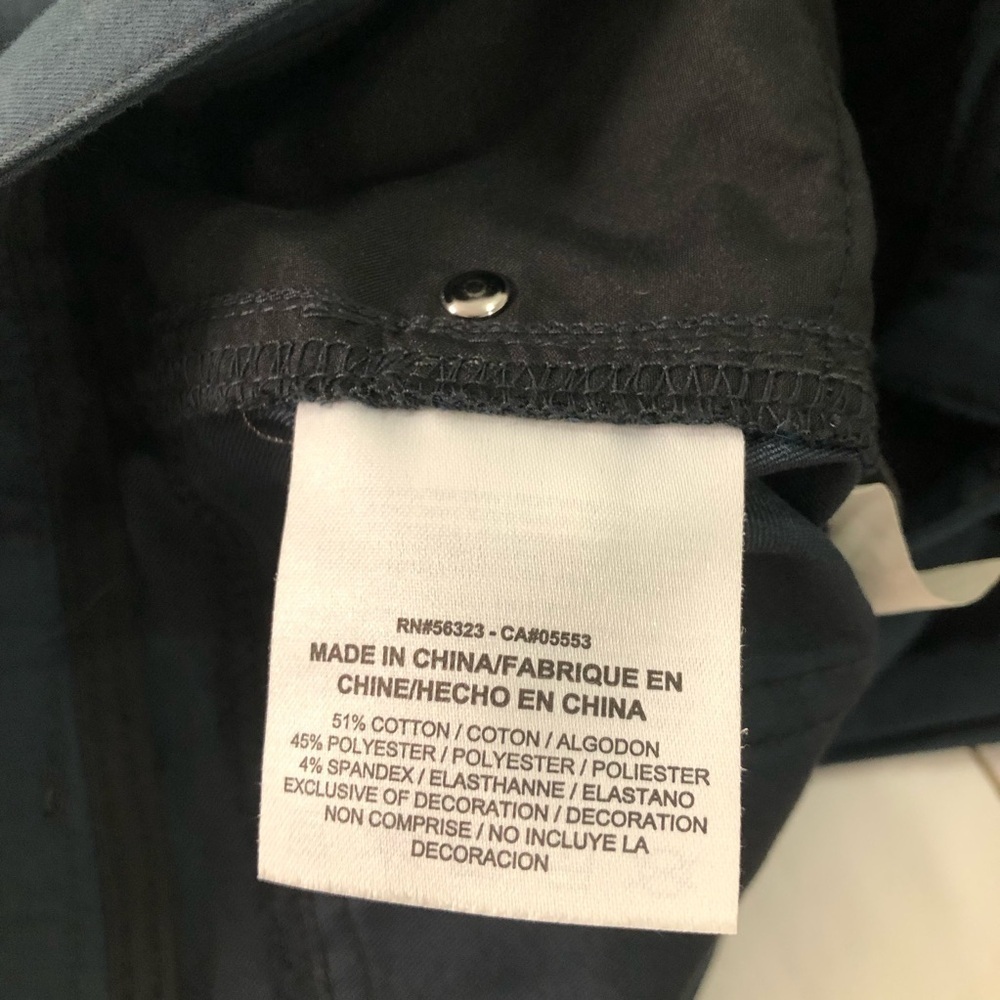 Nike Golf Tour Performance Navy Pants Sz 10 DriFit Athletic Stretchy Functional - Picture 9 of 12